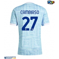 Moški Nogometni dresi Juventus Andrea Cambiaso #27 Gostujoči 2025-26 Kratek Rokav